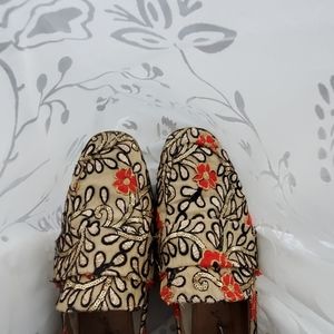 Free People Embroidery Loafers